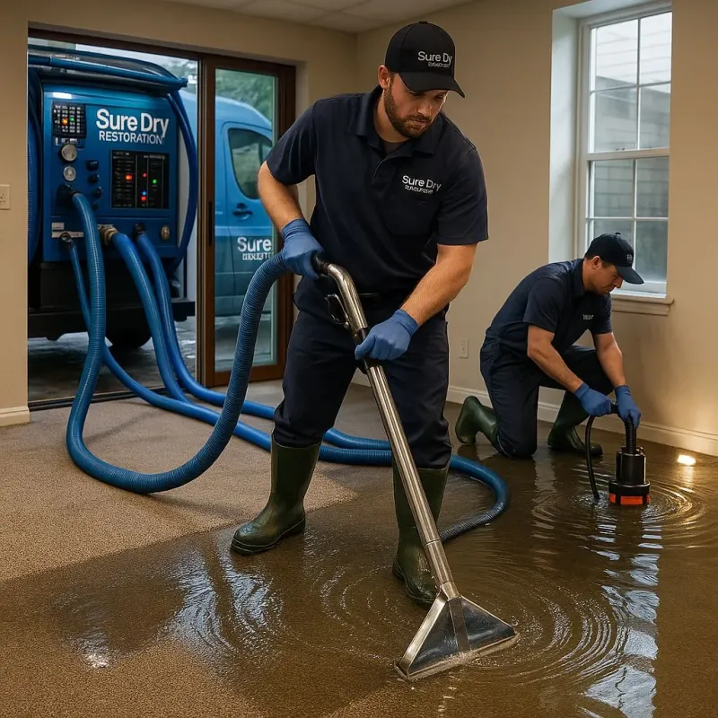Water Extraction and Removal process in Southwood Acres, CT